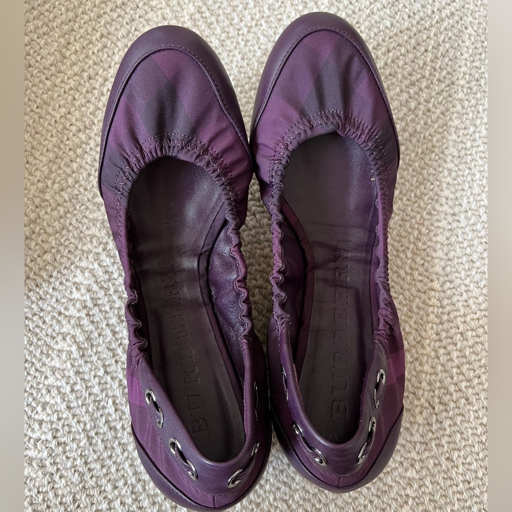 Burberry packable ballerina flats